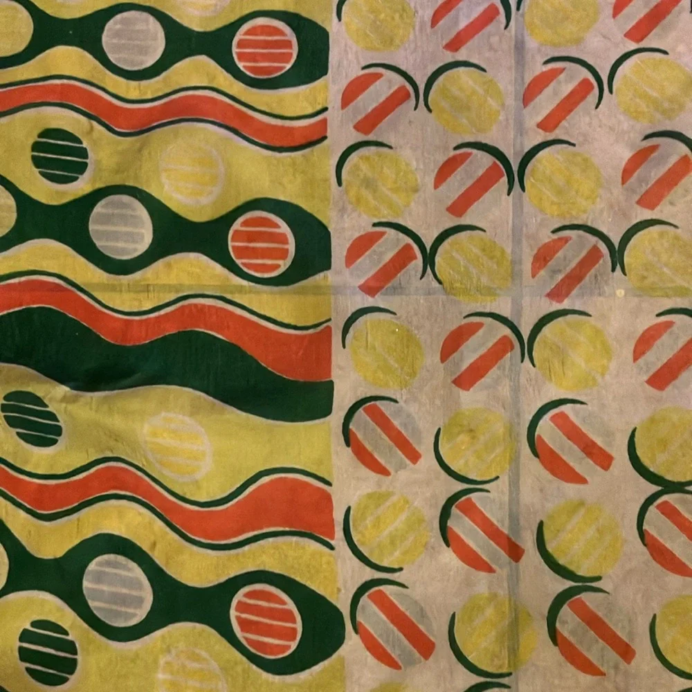 Gorgeous, green vintage scarf. - Picture 4 of 6